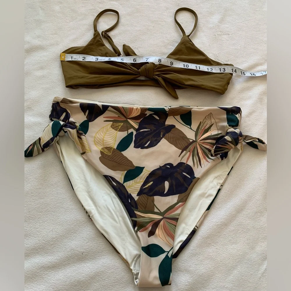 New L*Space Set Flashback Bikini Top and Bummin' Bikini Bottom Large/X-Large